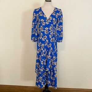 Blue Floral Dress